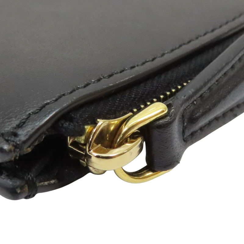 黑色 羊皮 手拿包【FENDI 芬迪】 8M0341-10