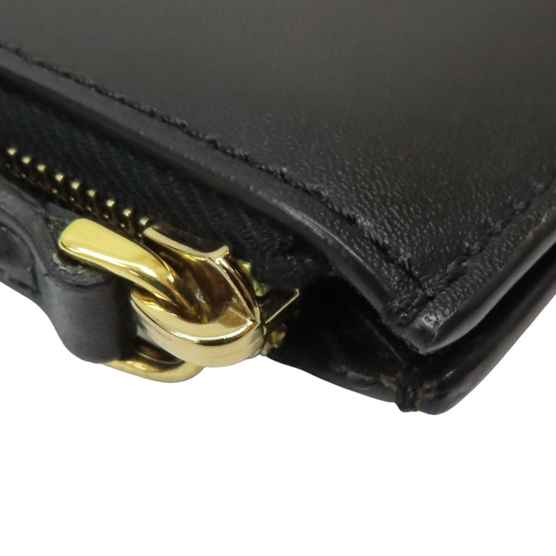 黑色 羊皮 手拿包【FENDI 芬迪】 8M0341-12