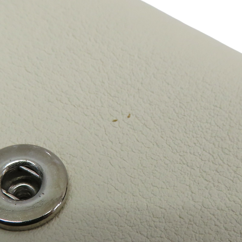 奶油白 swift牛皮 Calvi Duo 零錢包 U刻【HERMES 愛馬仕】-9