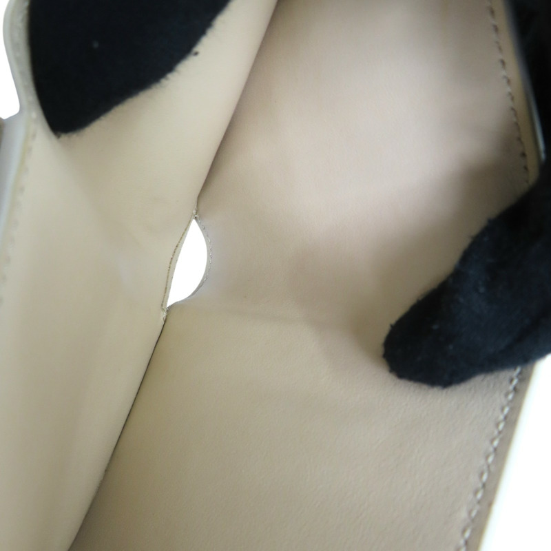 杏色 牛皮 金扣 三折短夾 10B573BEL【CELINE 賽琳】 10B573BEL-7