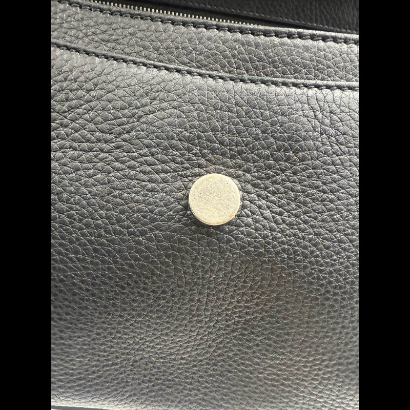 GUCCI古馳 竹節流蘇掛飾 荔枝紋牛皮 單肩包斜挎包 女款 黑色-21