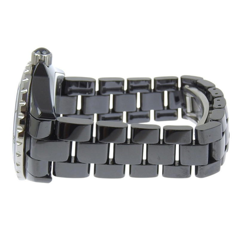 香奈兒 J12 腕錶 H0682 陶瓷石英錶 黑色錶盤 女士腕錶-3