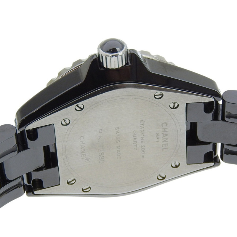 香奈兒 J12 腕錶 H0682 陶瓷石英錶 黑色錶盤 女士腕錶-6