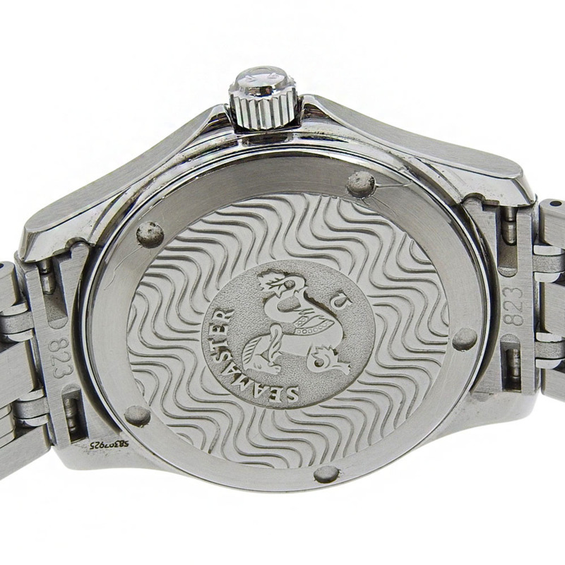 歐米茄海馬系列120公尺腕錶，1538 2511.81機芯，不鏽鋼材質，1998年，石英機芯，指針式顯示，海軍藍錶盤，120公尺防水，男款-5