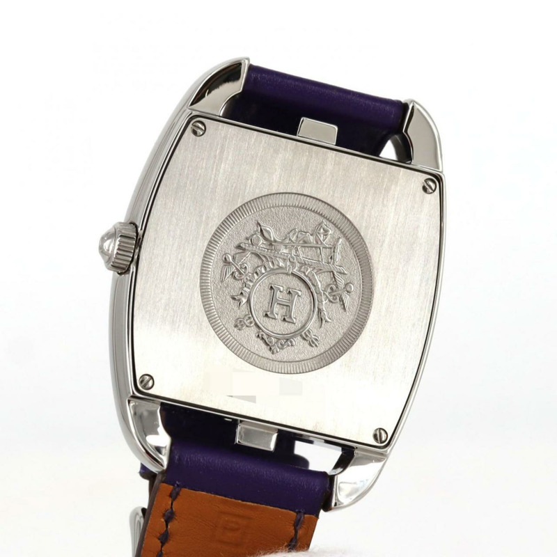 愛馬仕 Cape Cod Tonneau 雙圈 CT1.710 不銹鋼石英錶-4