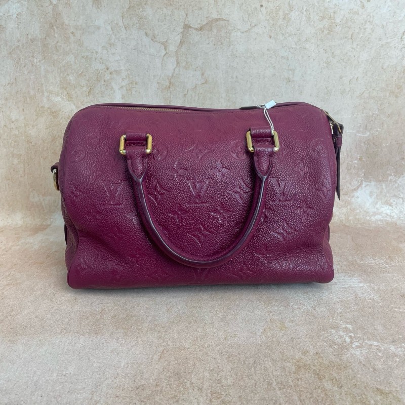 LV SPEEDY25紅色全皮波士頓-2