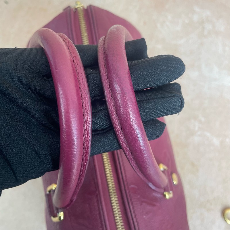 LV SPEEDY25紅色全皮波士頓-6