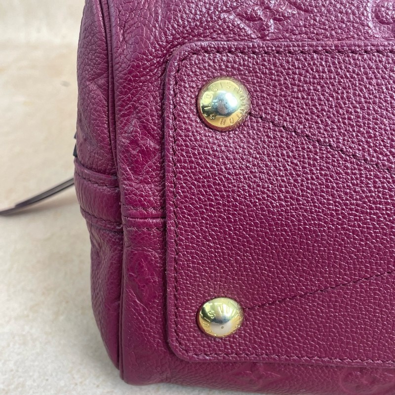 LV SPEEDY25紅色全皮波士頓-9