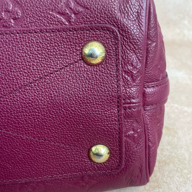 LV SPEEDY25紅色全皮波士頓-10