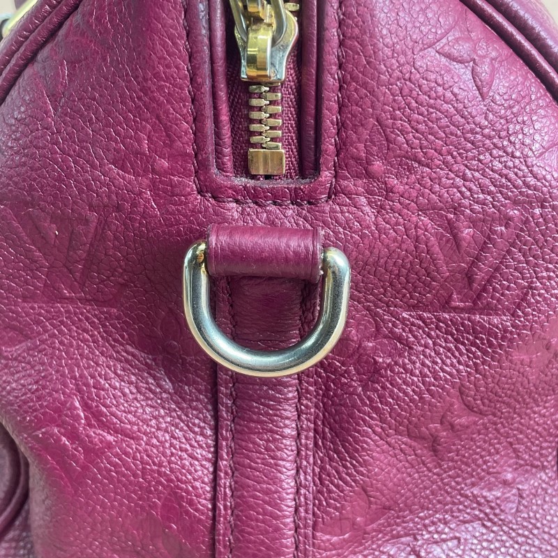LV SPEEDY25紅色全皮波士頓-11