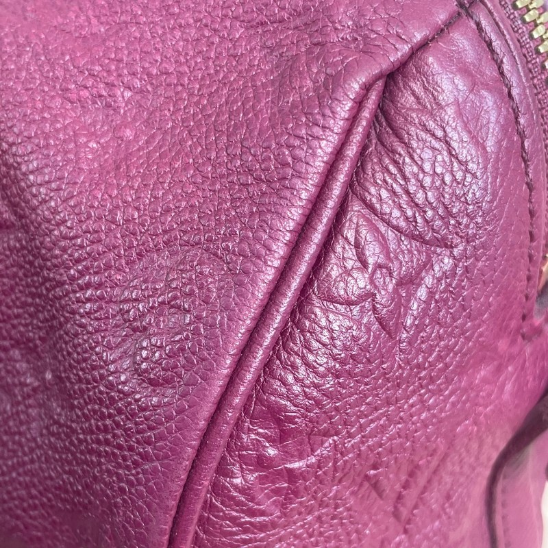 LV SPEEDY25紅色全皮波士頓-13