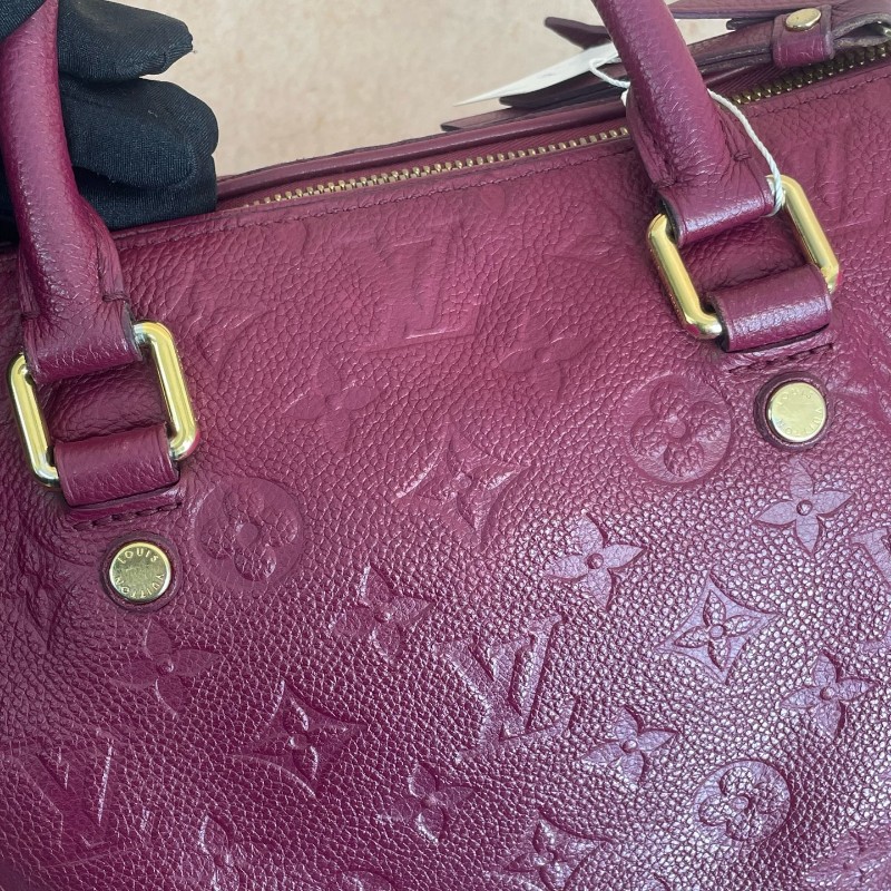 LV SPEEDY25紅色全皮波士頓-21