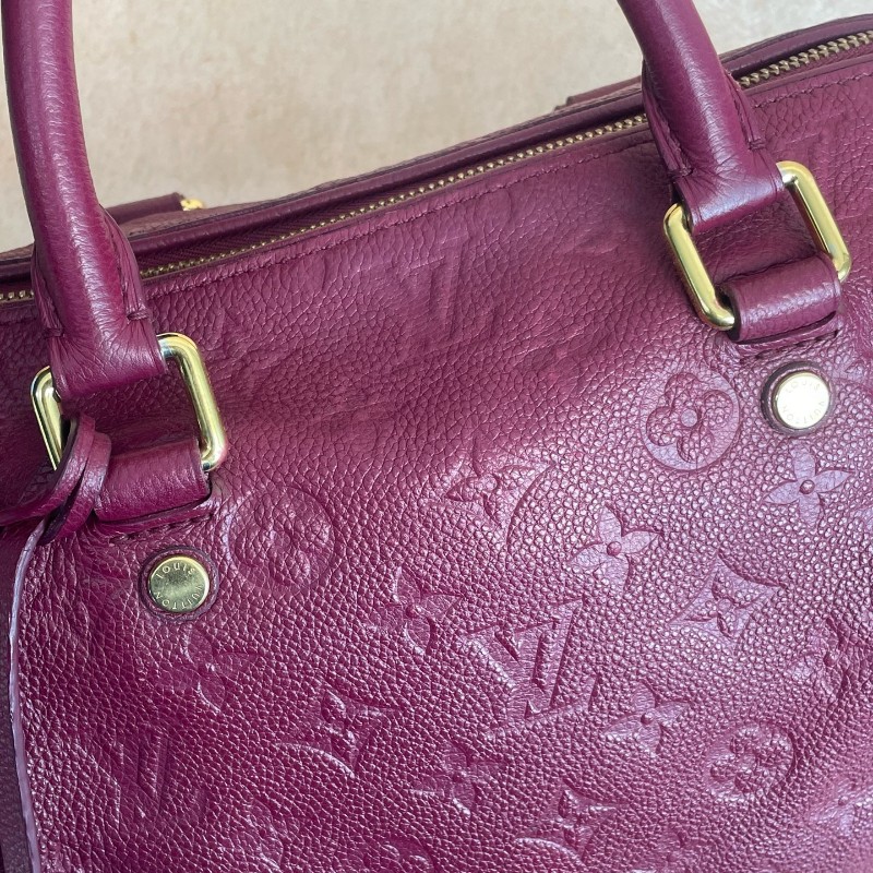 LV SPEEDY25紅色全皮波士頓-22