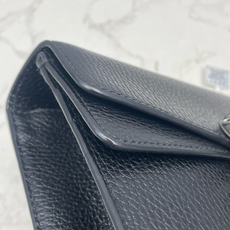 Gucci/古馳 Dionysus 黑色荔枝紋牛皮鑽扣酒神小號鏈條包-19