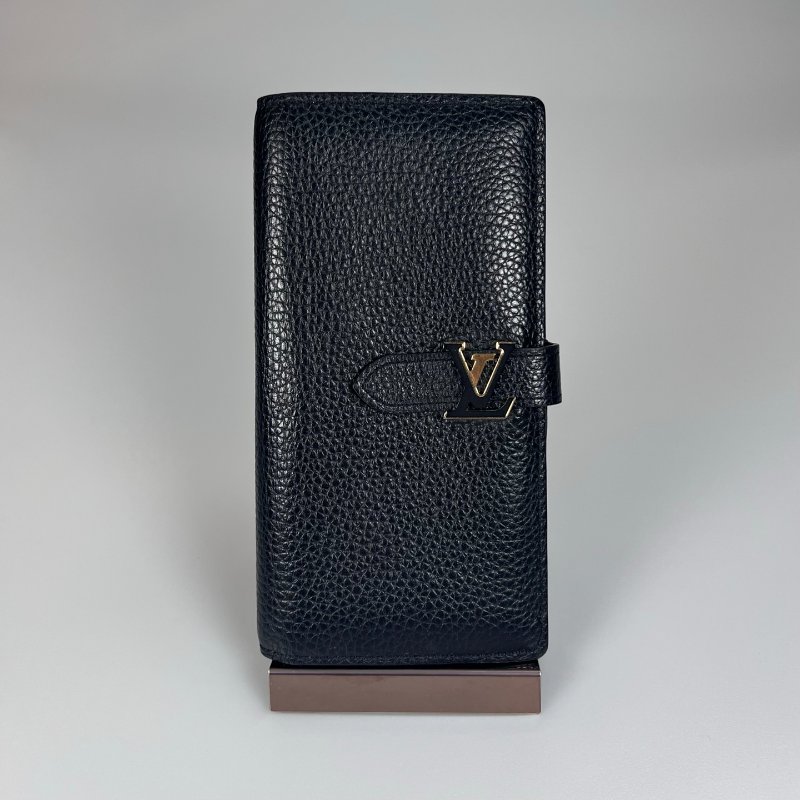 LV M81330/晶片款 黑Capucines對開長夾-0