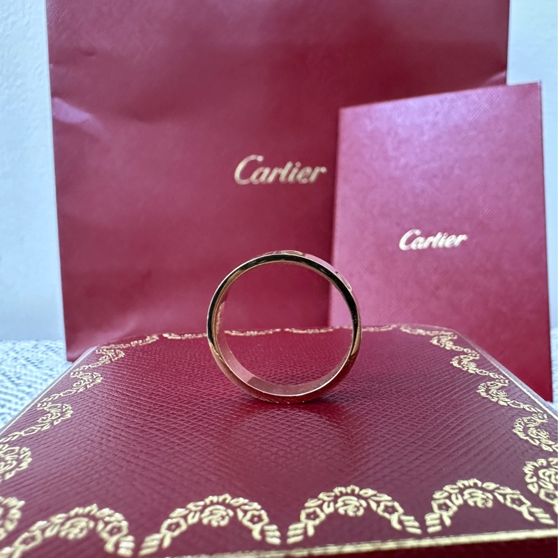 Cartier LOVE系列18K金色戒指-2