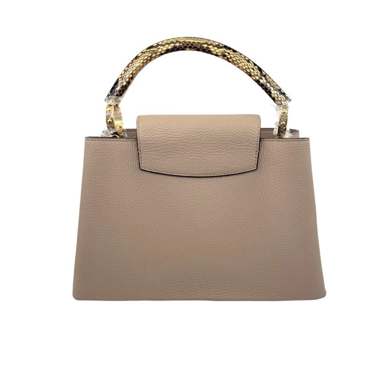 [ 2397 ] 路易威登 LOUIS VUITTON Capucines 中號 卡其色  牛皮-1