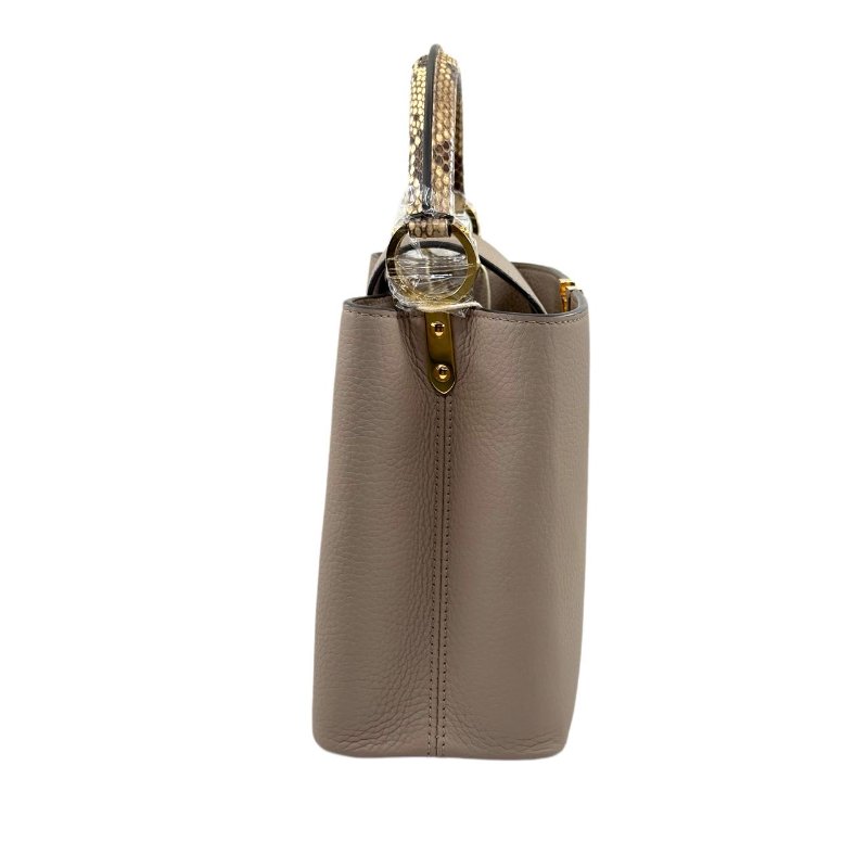 [ 2397 ] 路易威登 LOUIS VUITTON Capucines 中號 卡其色  牛皮-3