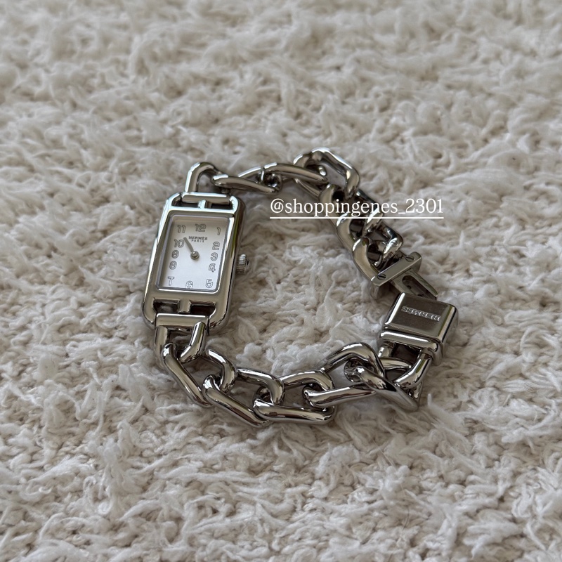 愛馬仕 Hermès Nantucket 鋼錶 全新品-4