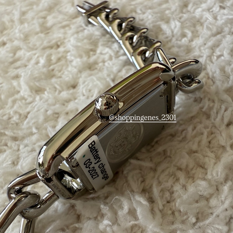 愛馬仕 Hermès Nantucket 鋼錶 全新品-7