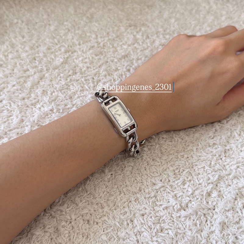 愛馬仕 Hermès Nantucket 鋼錶 全新品-8