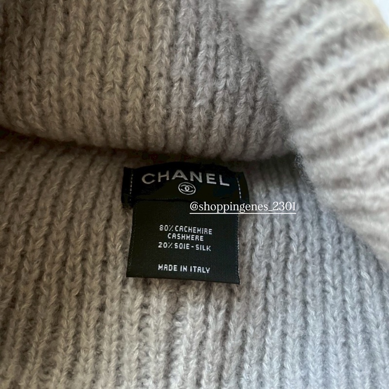 香奈兒 Chanel 灰色經典毛帽 全新品❗️尚未抵台-2