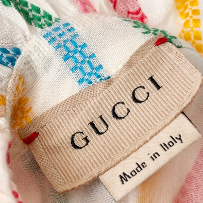 ::GUCCI:: 8號童裝 蕾絲邊 彩色條紋 浪漫可愛小洋裝 女童-19