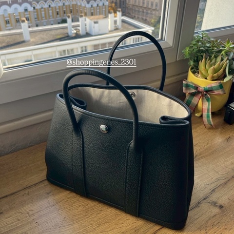 愛馬仕 Hermès 花園包 30 garden party 30全皮革 黑色❗️尚未抵台