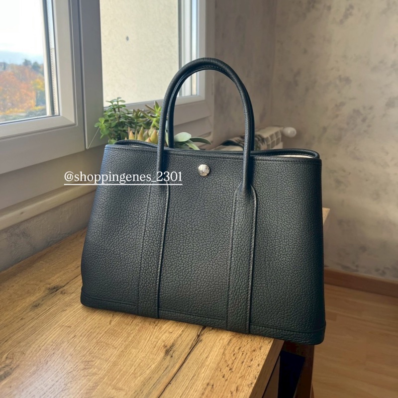 愛馬仕 Hermès 花園包 30 garden party 30全皮革 黑色❗️尚未抵台-1