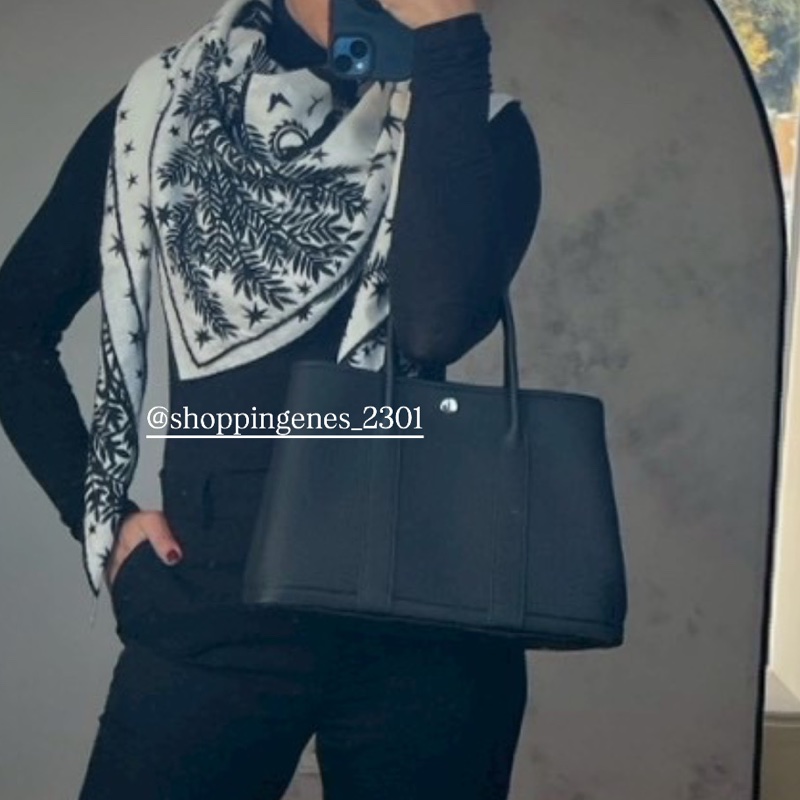 愛馬仕 Hermès 花園包 30 garden party 30全皮革 黑色❗️尚未抵台-7