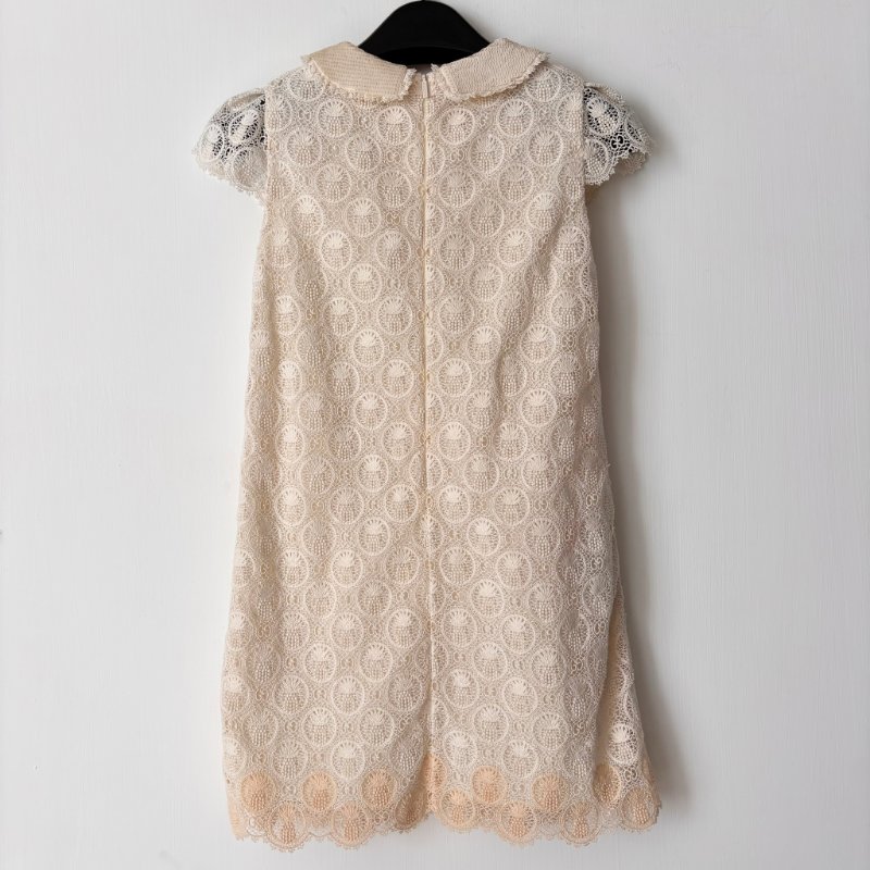 ::GUCCI:: 8號童裝 蕾絲邊浪漫可愛小洋裝 女童-1