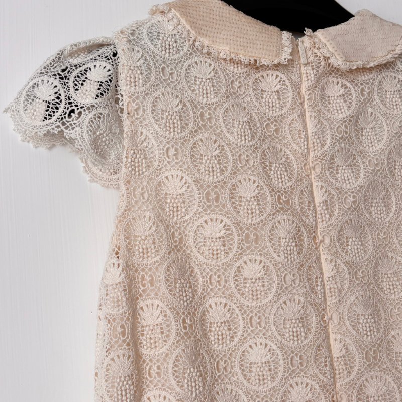 ::GUCCI:: 8號童裝 蕾絲邊浪漫可愛小洋裝 女童-11