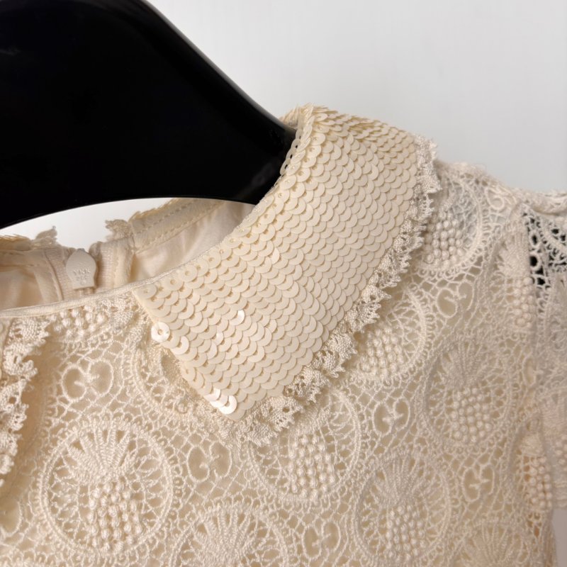 ::GUCCI:: 8號童裝 蕾絲邊浪漫可愛小洋裝 女童-15