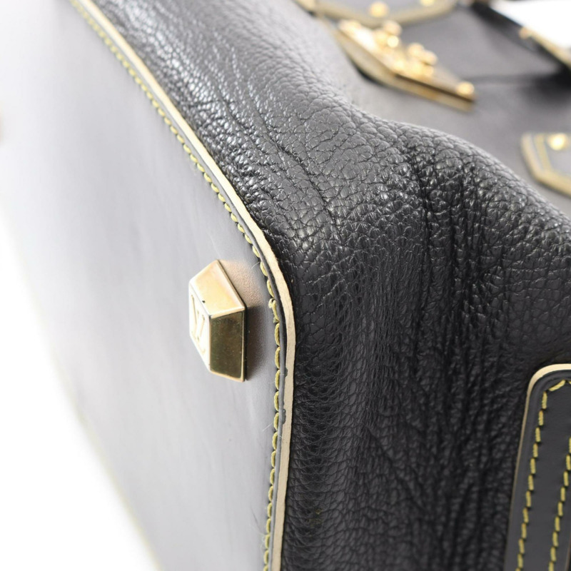 路易威登 Angenieux PM Suhali Noir 手提包，皮革，女士，黑色，M91805-9