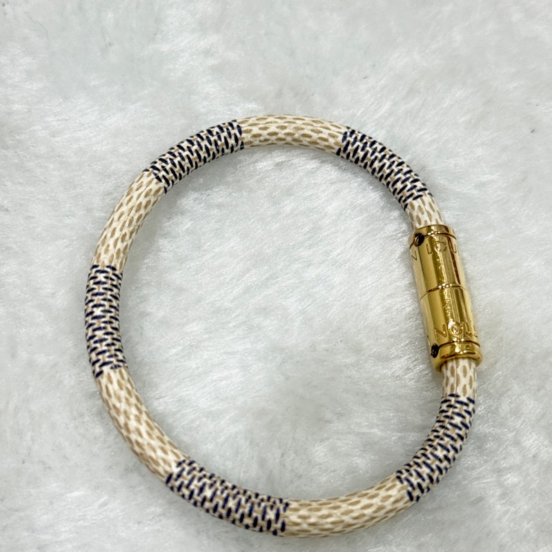 LV 手環 白棋盤格 Damier系列 LOUIS VUITTON M6607F-4