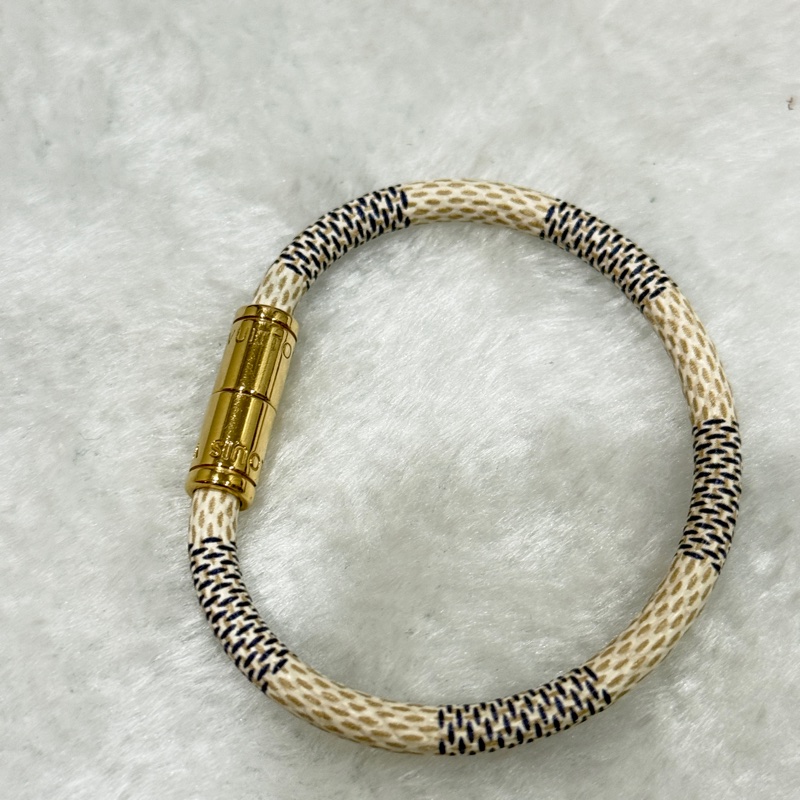 LV 手環 白棋盤格 Damier系列 LOUIS VUITTON M6607F-7