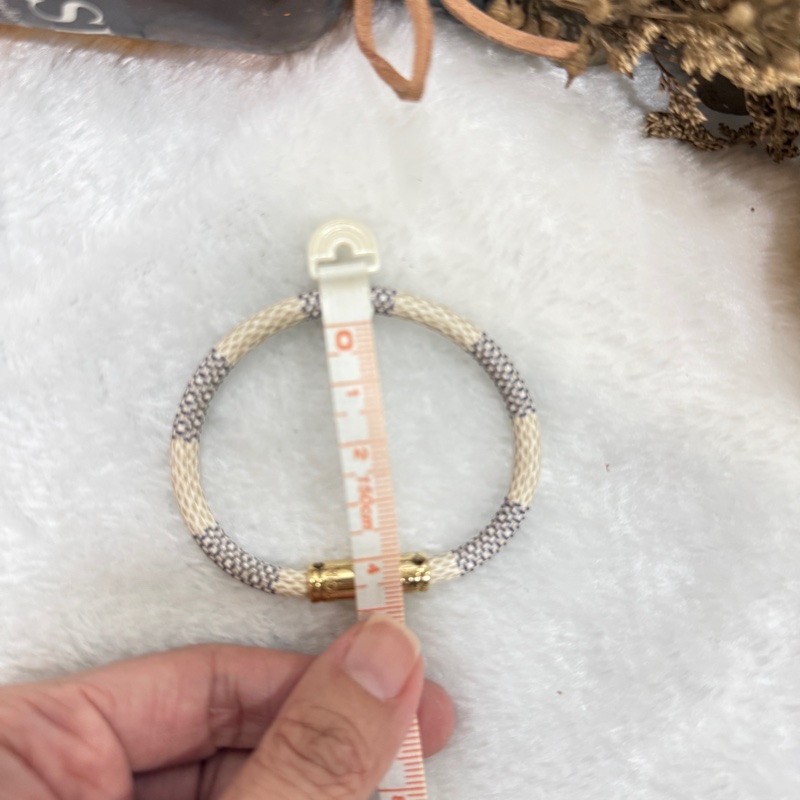 LV 手環 白棋盤格 Damier系列 LOUIS VUITTON M6607F-9