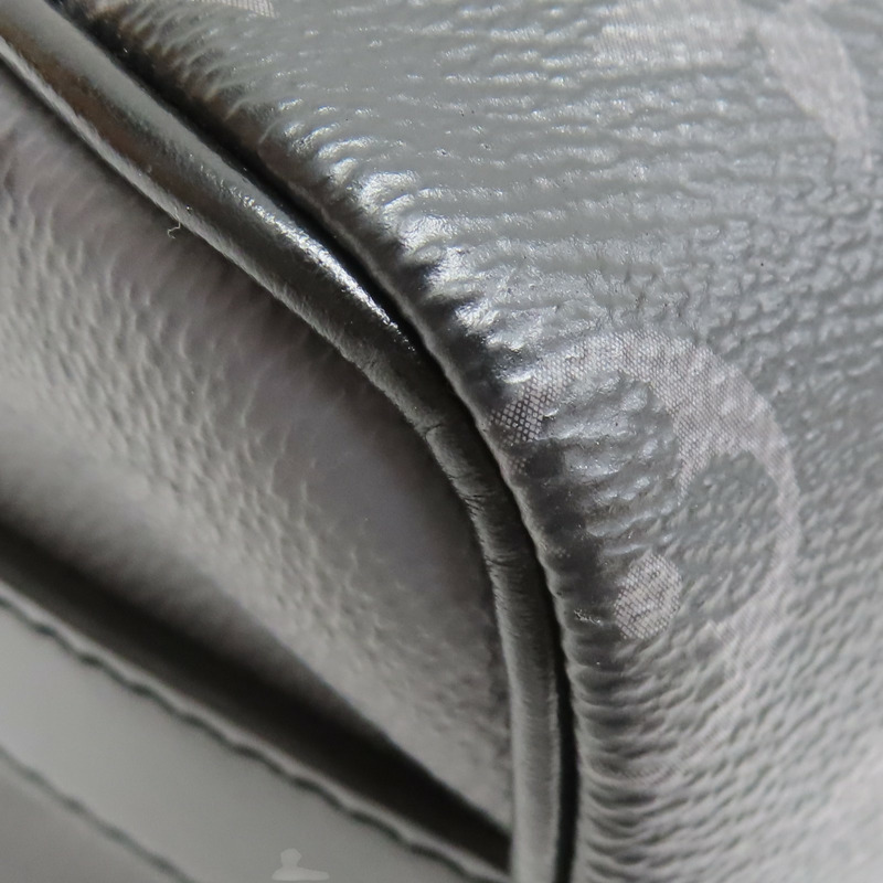 黑色 原花 Eclipse帆布 Keepall Bandouliere 25 兩用包【LOUIS VUITTON LV 路易威登】 M46271-14