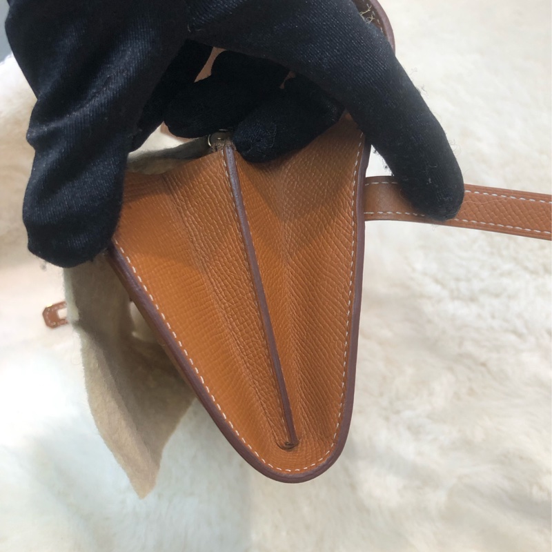 Hermes Kelly Wallet Epsom 金棕 XC012-8