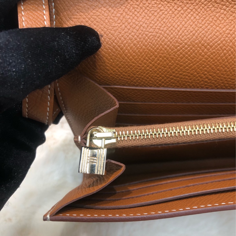 Hermes Kelly Wallet Epsom 金棕 XC012-14