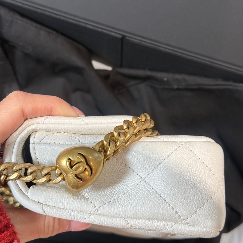 Chanel 愛心調節扣 方胖-5