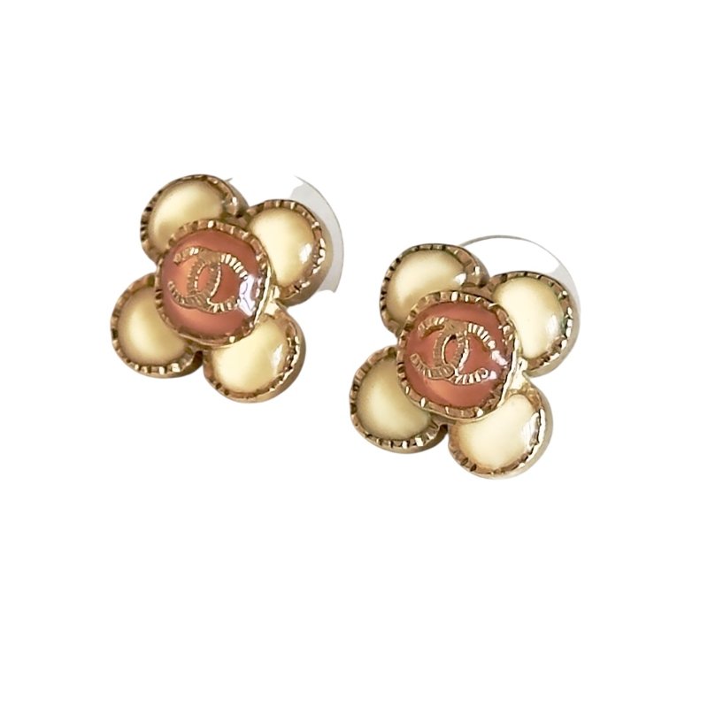 CHANEL CC 花朵 耳環-2
