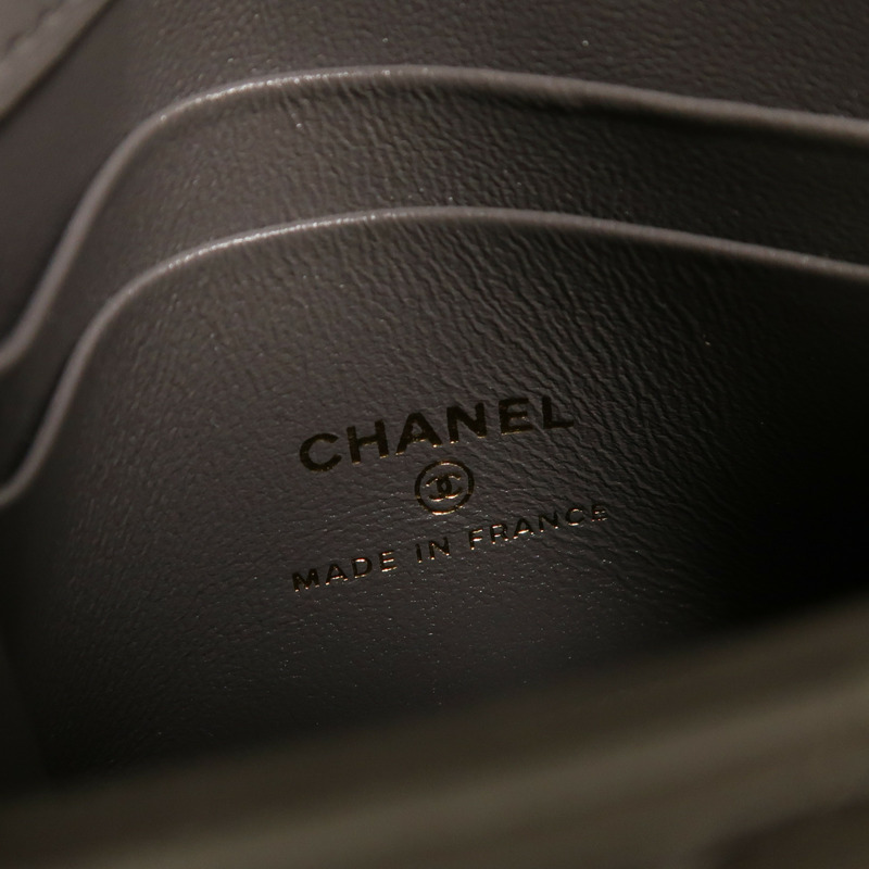 CHANEL 羊皮皮革2 Way Shoulder金扣手挽肩背兩用袋-5