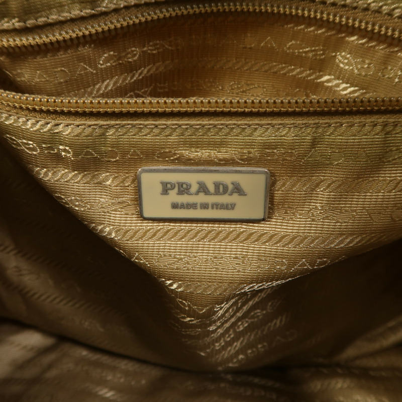 PRADA 尼龍Shoulder Bag銀扣肩背袋-5