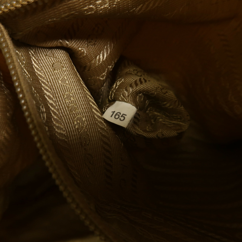 PRADA 尼龍Shoulder Bag銀扣肩背袋-6