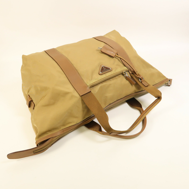 PRADA 尼龍Shoulder Bag銀扣肩背袋-7