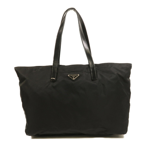 PRADA 尼龍Shoulder Bag銀扣肩背袋