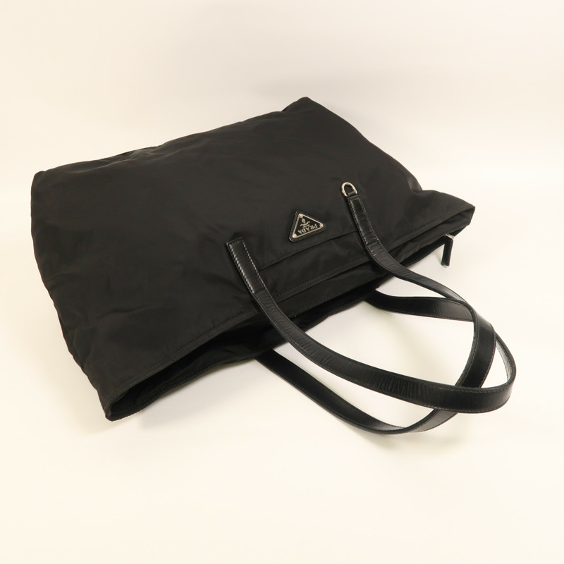 PRADA 尼龍Shoulder Bag銀扣肩背袋-7