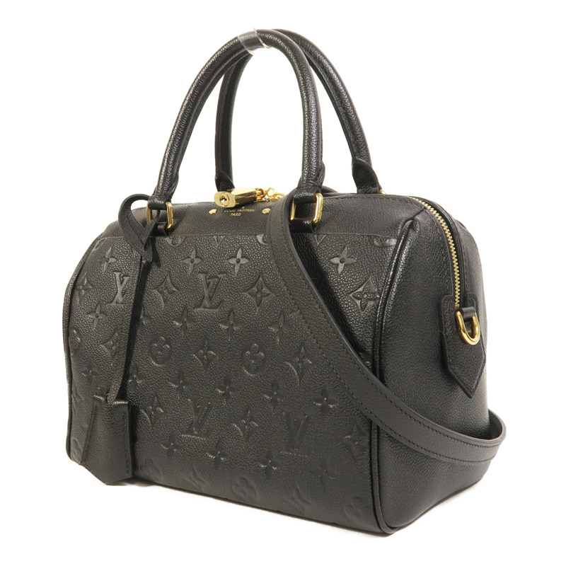 LOUIS VUITTON Monogram Empreinte Speedy Bandouliere金扣手挽肩背兩用袋-2