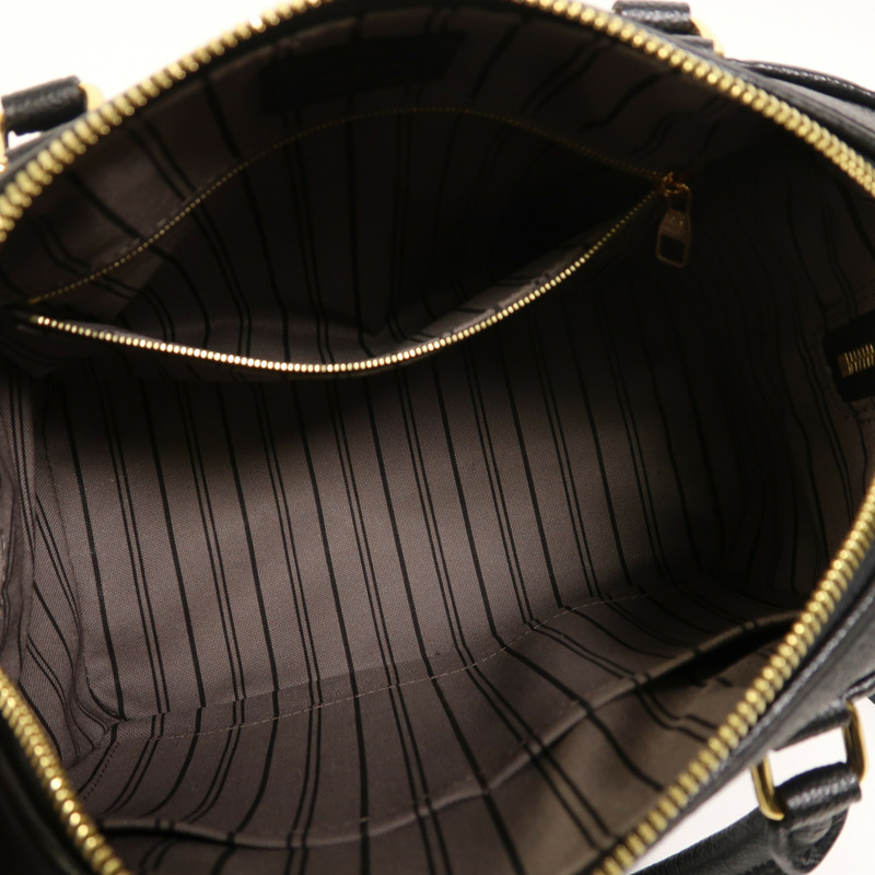 LOUIS VUITTON Monogram Empreinte Speedy Bandouliere金扣手挽肩背兩用袋-4